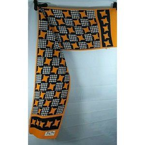 Vtg Jean Dauy Paris Scarf Bandeau Long Accordion Pleated Made in Italy